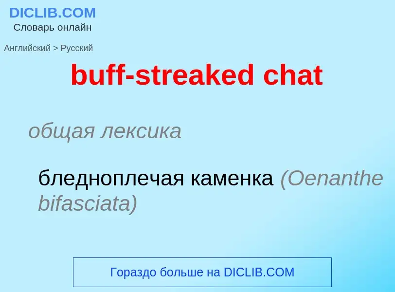 Vertaling van &#39buff-streaked chat&#39 naar Russisch