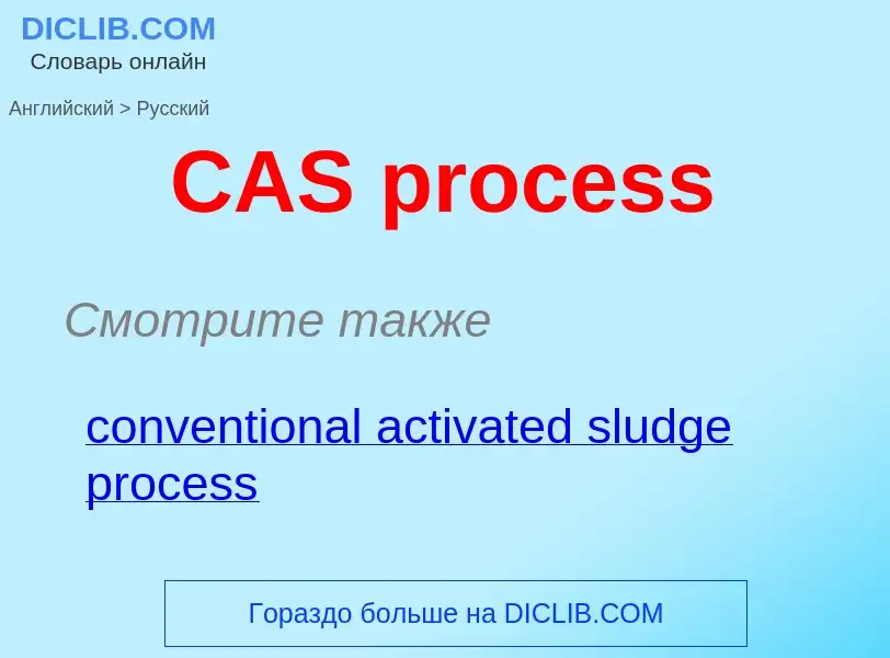 Vertaling van &#39CAS process&#39 naar Russisch