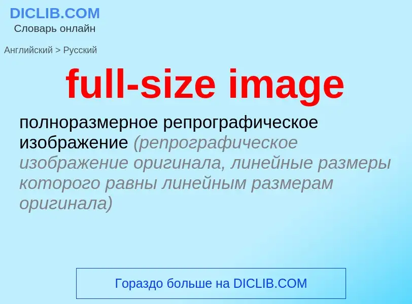 Traduzione di &#39full-size image&#39 in Russo