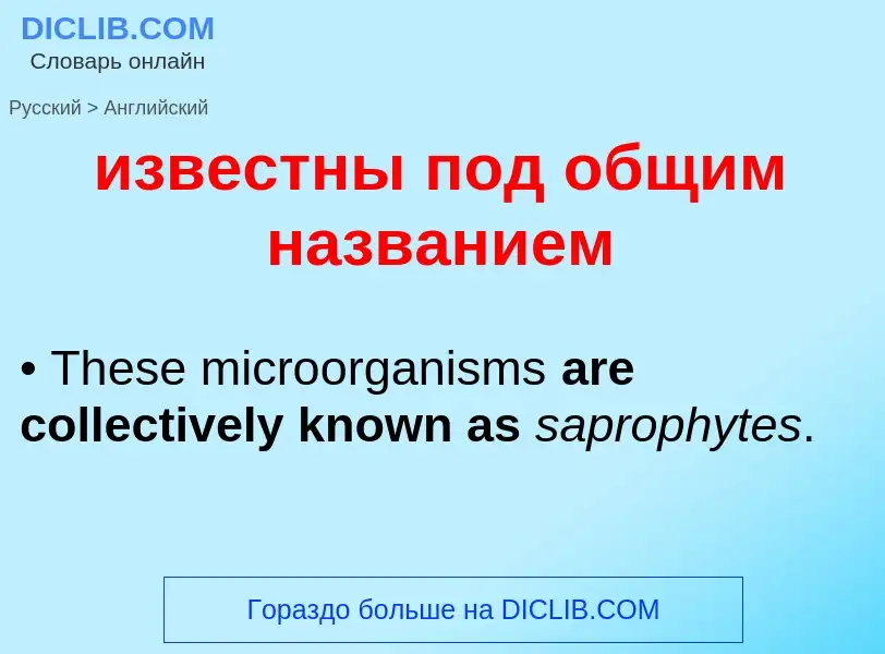 Como se diz известны под общим названием em Inglês? Tradução de &#39известны под общим названием&#39