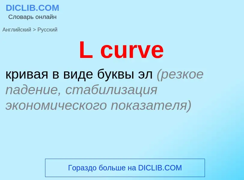 Traduzione di &#39L curve&#39 in Russo