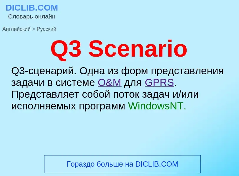 Μετάφραση του &#39Q3 Scenario&#39 σε Ρωσικά