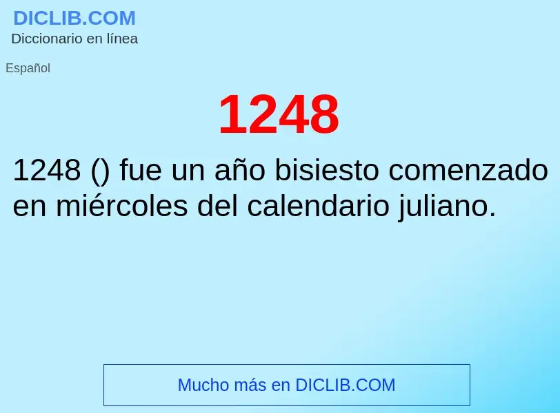 ¿Qué es 1248? - significado y definición