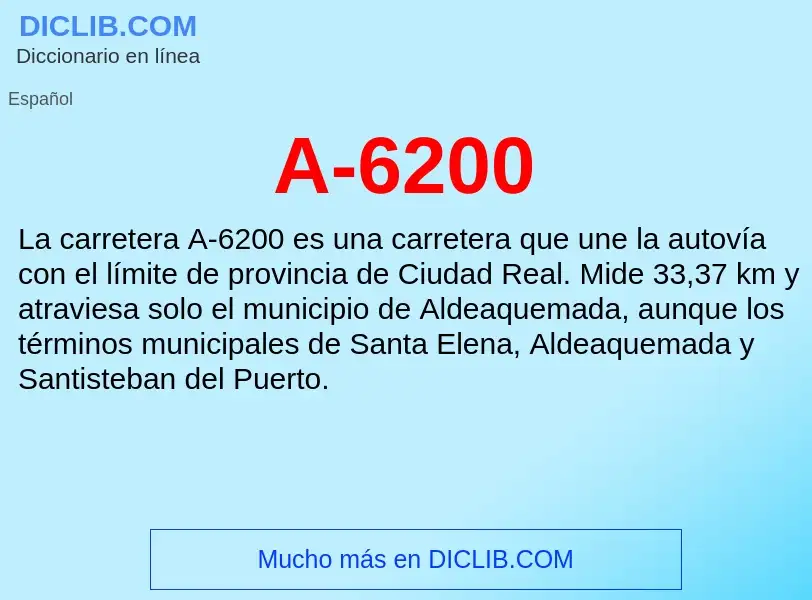 What is A-6200 - definition