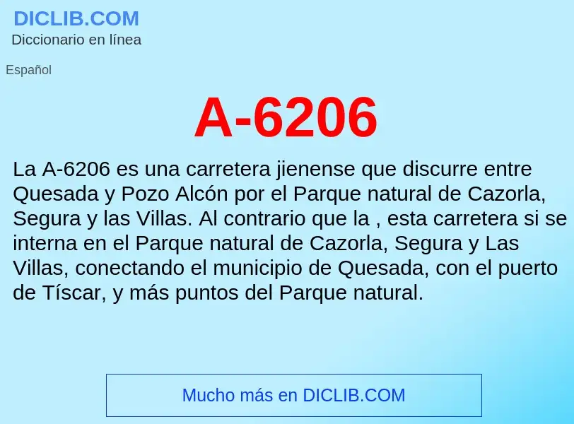 What is A-6206 - definition