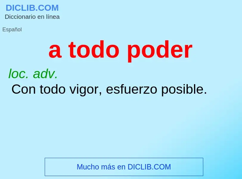 O que é a todo poder - definição, significado, conceito