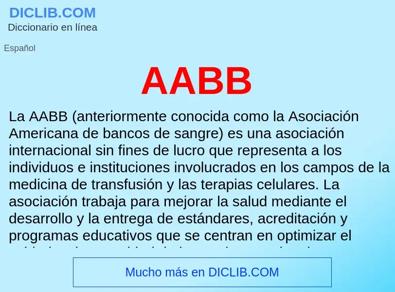 O que é AABB - definição, significado, conceito