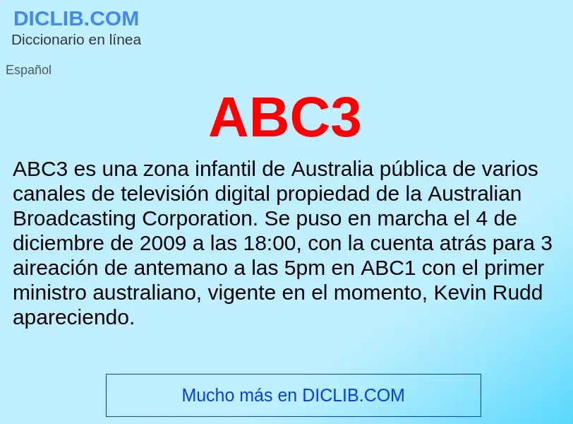 What is ABC3 - definition