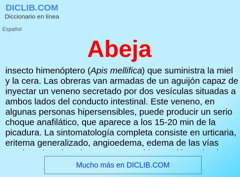 What is Abeja - definition