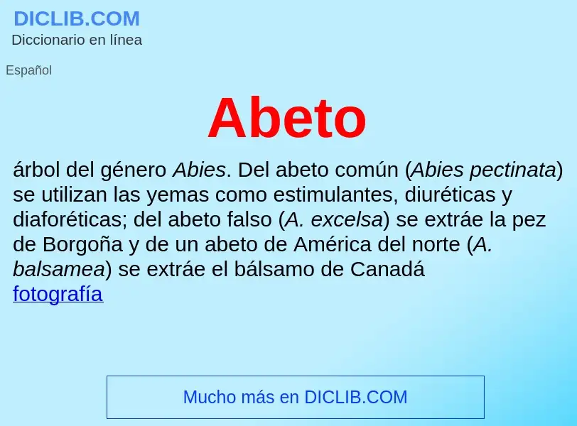 Wat is Abeto - definition