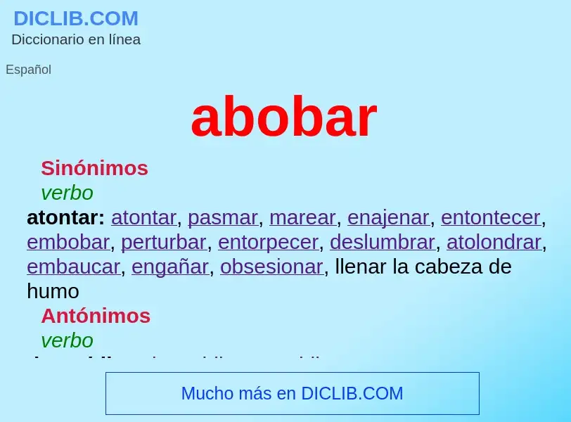 Wat is abobar - definition