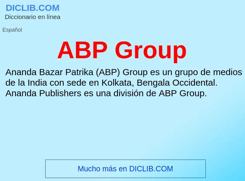 What is ABP Group - definition