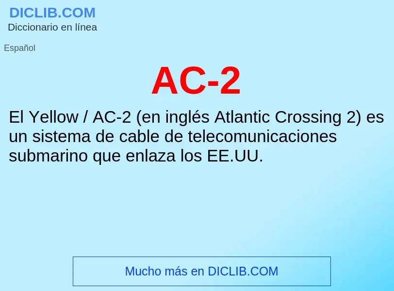 What is AC-2 - definition