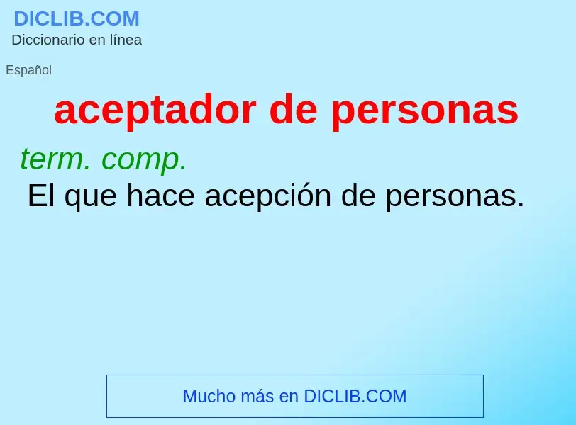 O que é aceptador de personas - definição, significado, conceito