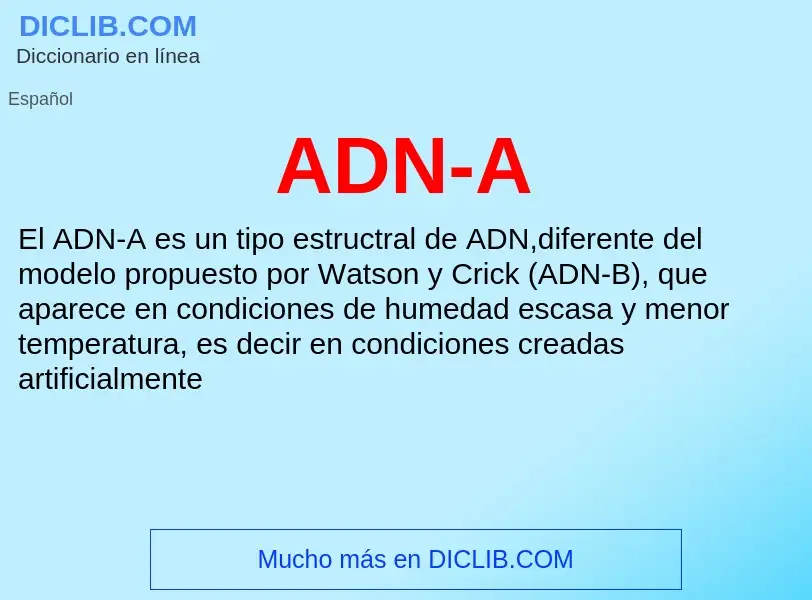 What is ADN-A - definition