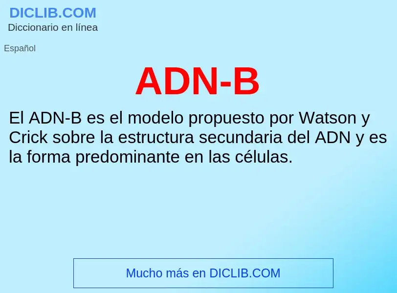 What is ADN-B - definition