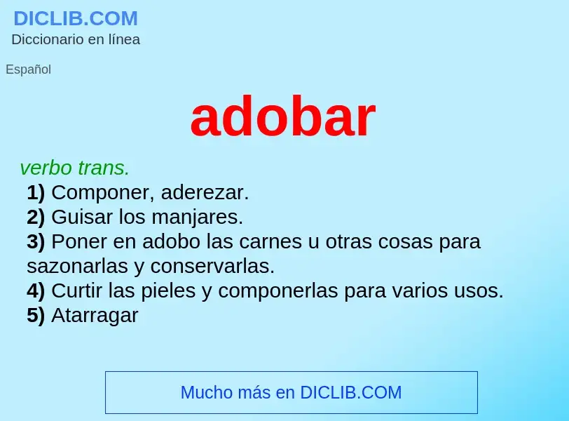 Wat is adobar - definition