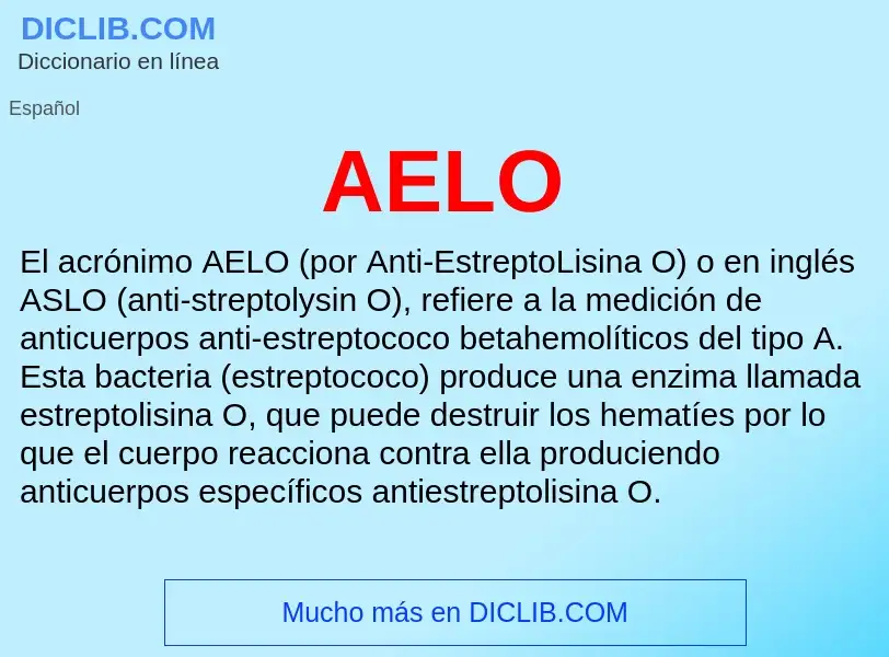 What is AELO - definition