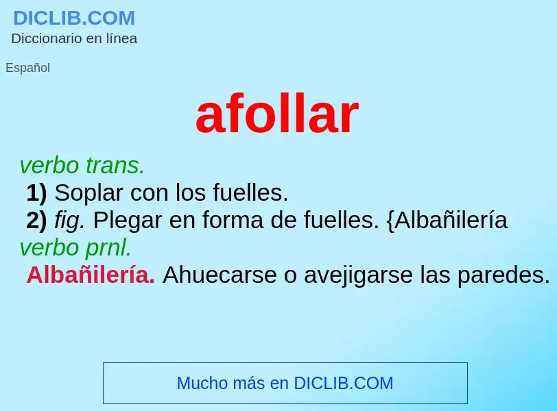 Wat is afollar - definition