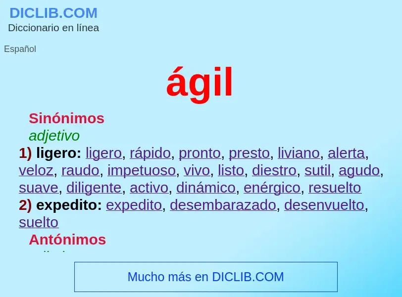 What is ágil - definition