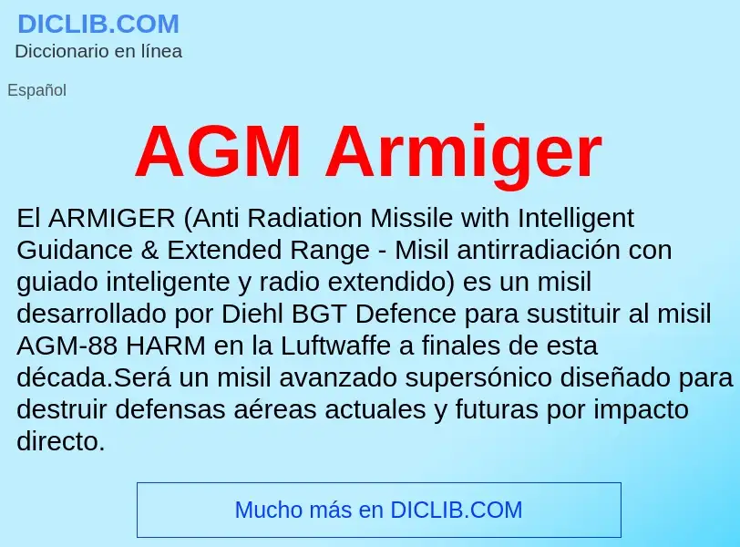 What is AGM Armiger - definition