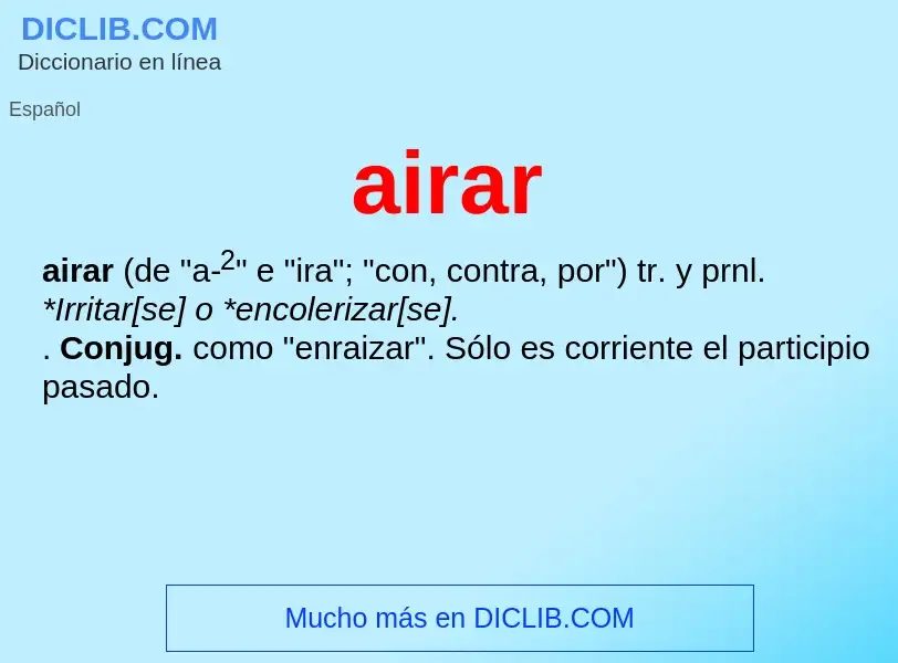 What is airar - meaning and definition