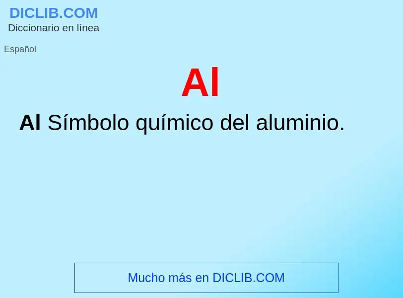 O que é Al - definição, significado, conceito