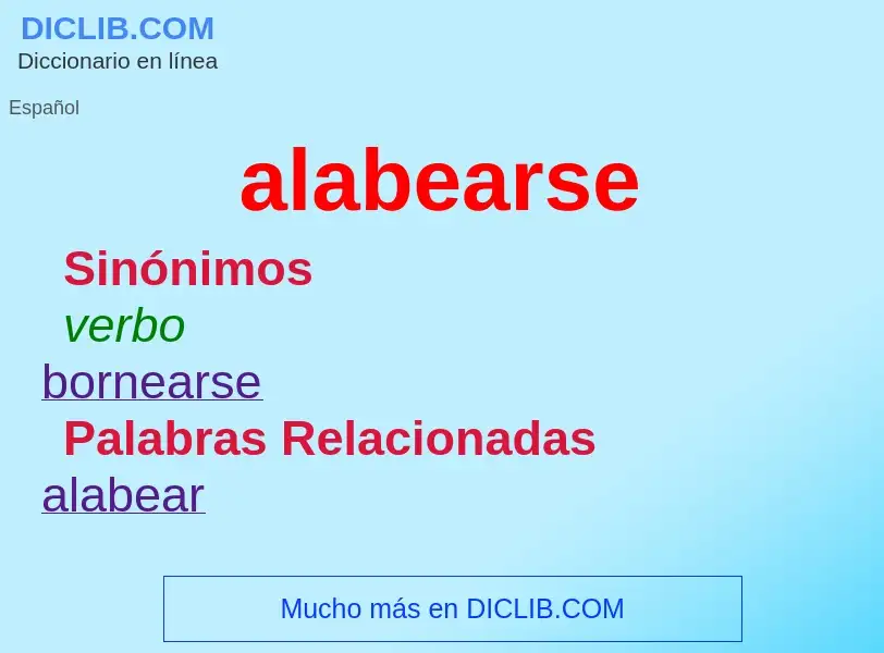 Что такое alabearse - определение