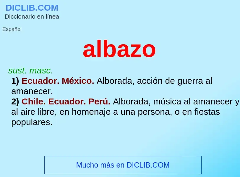 Wat is albazo - definition