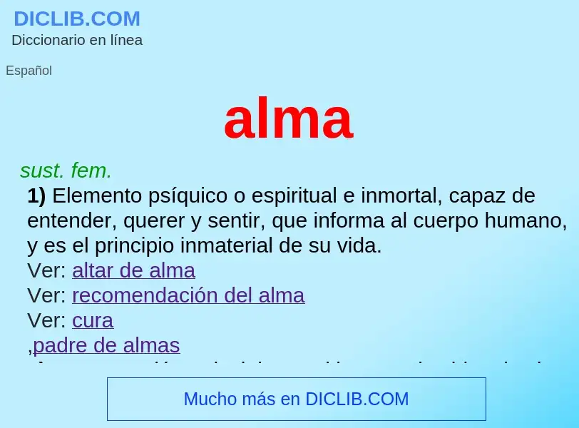 Wat is alma - definition