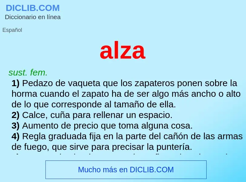 What is alza - definition