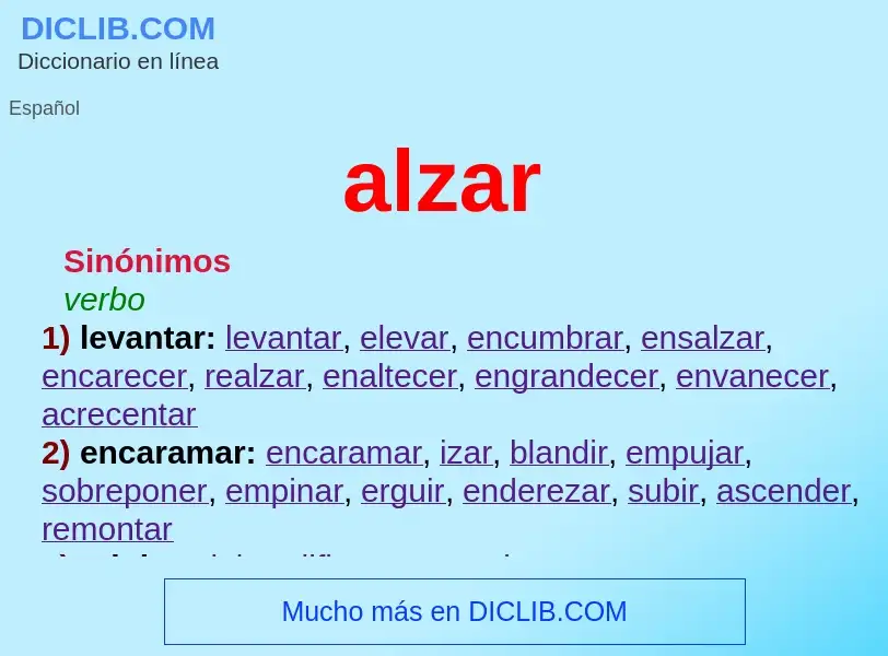 Was ist alzar - Definition