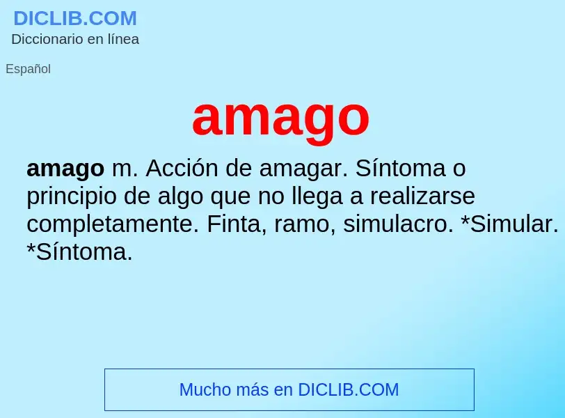 What is amago - definition