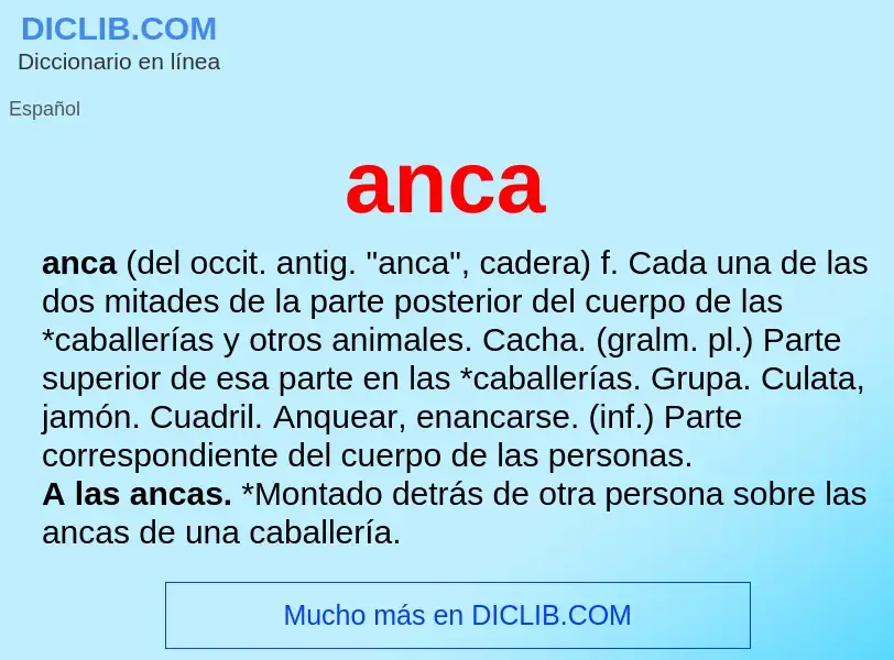 Wat is anca - definition