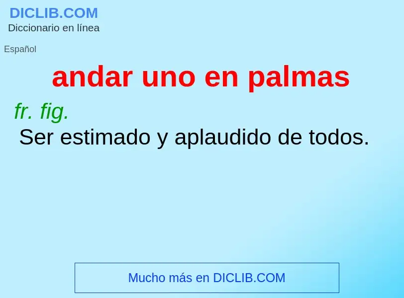 O que é andar uno en palmas - definição, significado, conceito