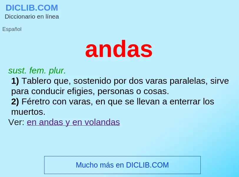 What is andas - definition