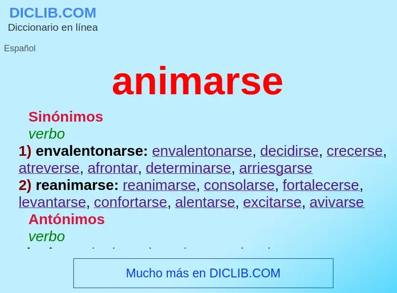 Wat is animarse - definition