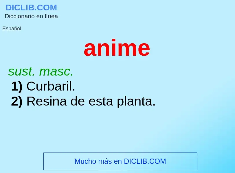 What is anime - meaning and definition