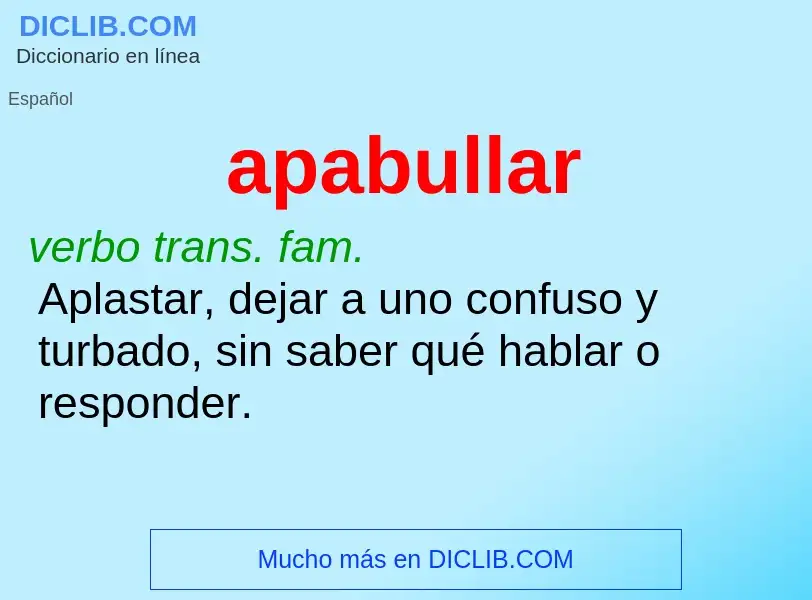 What is apabullar - definition