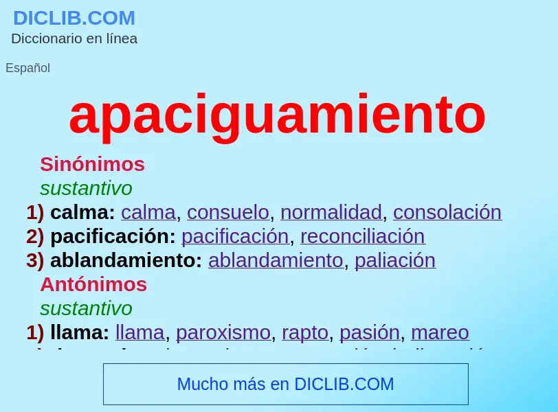 Wat is apaciguamiento - definition