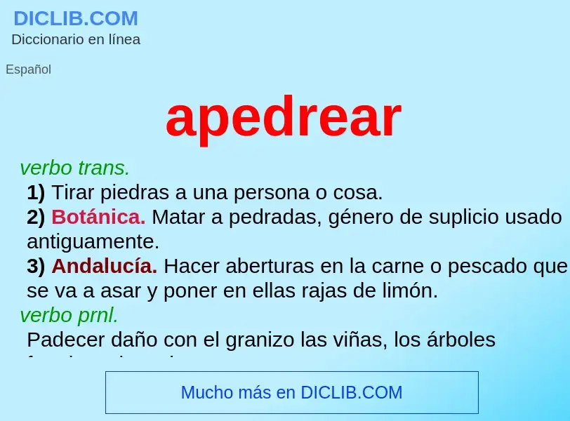 ¿Qué es apedrear? - significado y definición