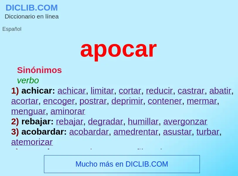 What is apocar - meaning and definition