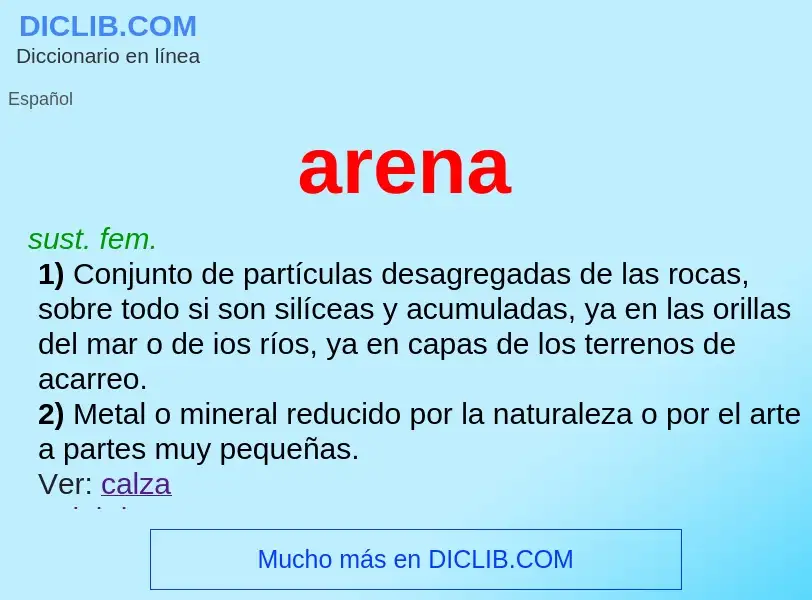 Wat is arena - definition