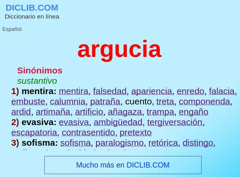 ¿Qué es argucia? - significado y definición