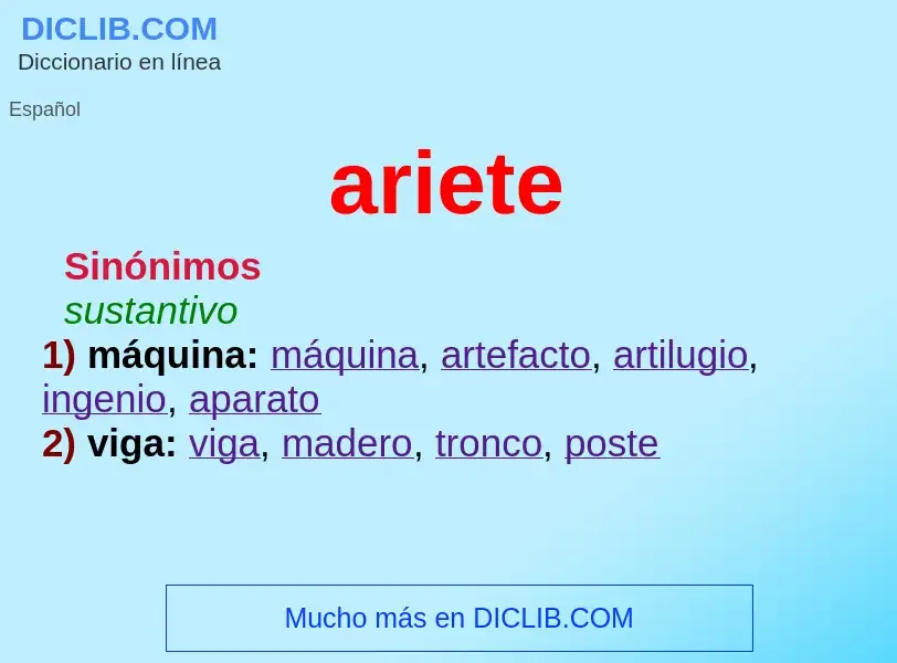 What is ariete - definition