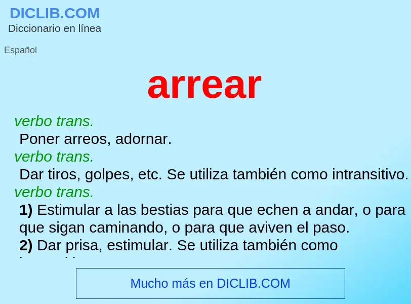 Wat is arrear - definition