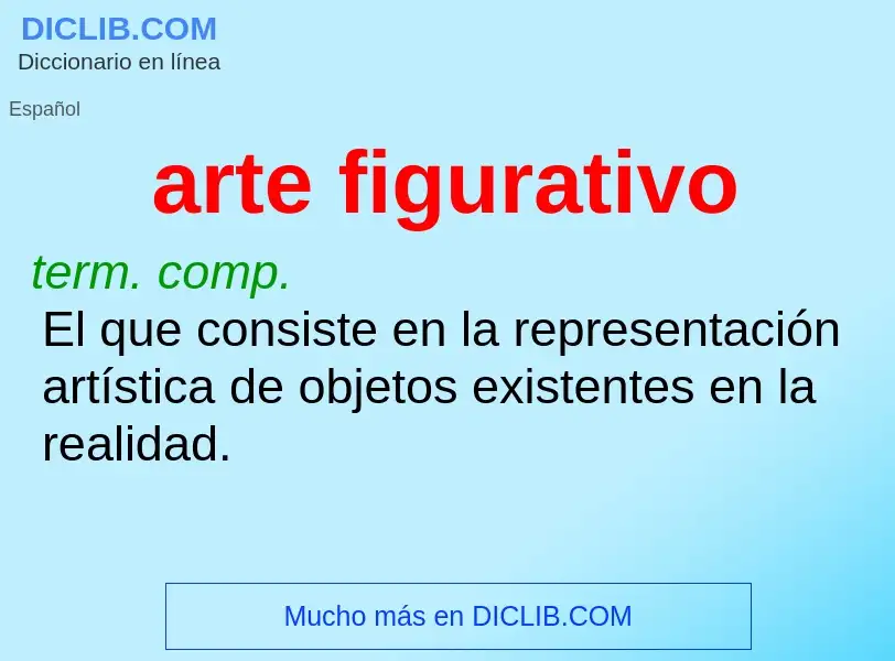 What is arte figurativo - definition