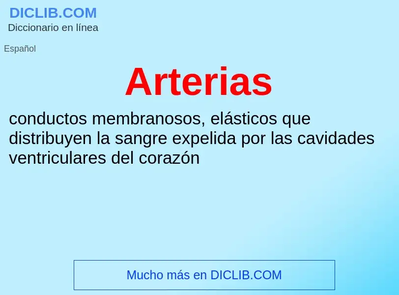 Was ist Arterias - Definition