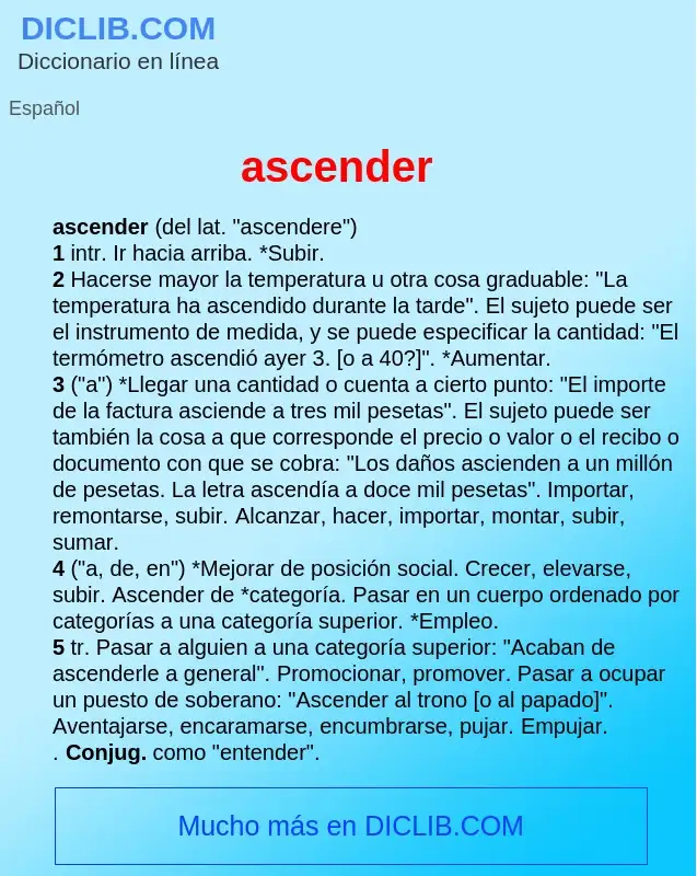 Wat is ascender - definition