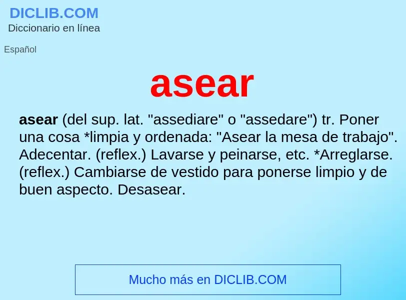 Wat is asear - definition